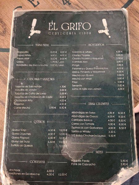 Cervecería El Grifo 41008, bar o restaurante en Sevilla