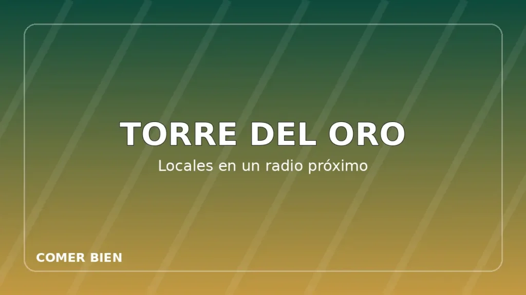 Dónde comer cerca de la Torre del Oro en Sevilla